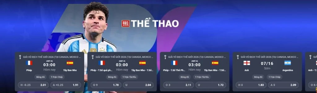 San pham ca cuoc tai M88