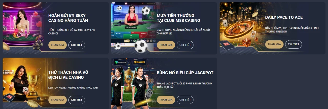 Khuyen mai Casino truc tuyen M88
